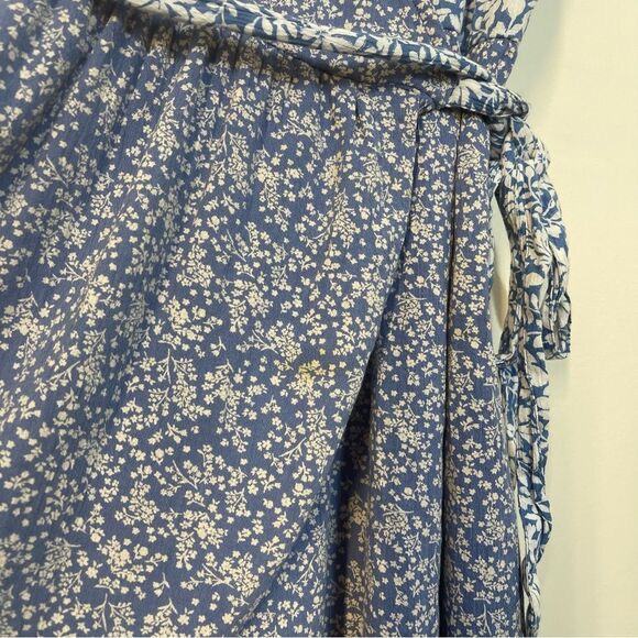 American Eagle Outfitters Floral Mix Short Sleeve Wrap Dress Size Medium - Picture 9 of 16